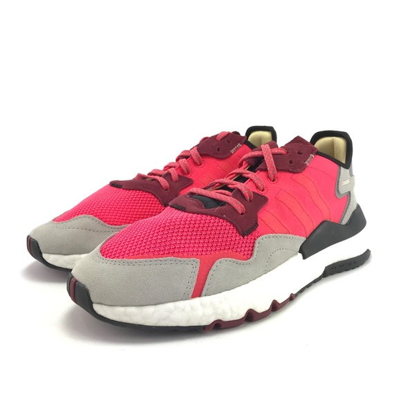 Adidas Men's Nite Jogger Shock Red Running Shoes - Picture 6 of 8